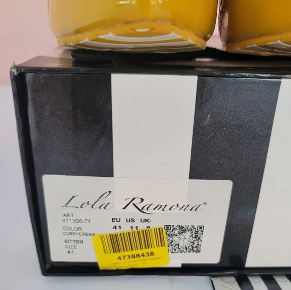 Lola Ramona Kitten Heels Pumps Retro Shoes - Picture 13 of 15